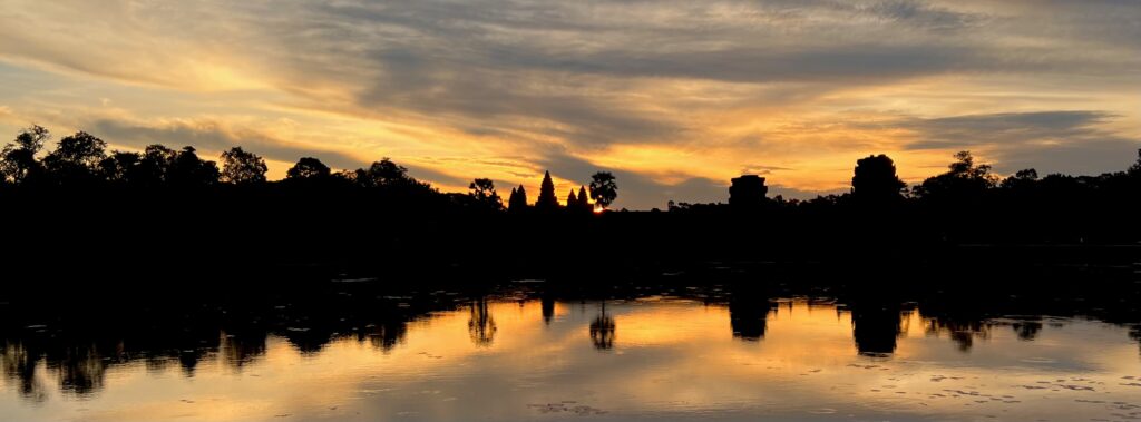 Angkor Wat bei Sonnenaufgang