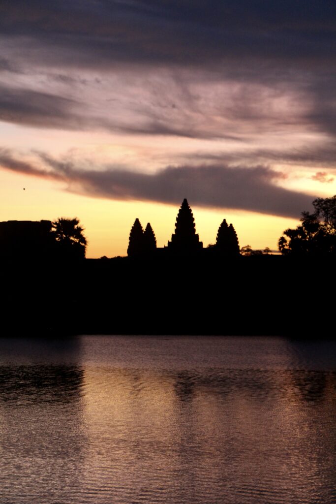 Sonnenaufgang über Angkor Wat, Kambodscha